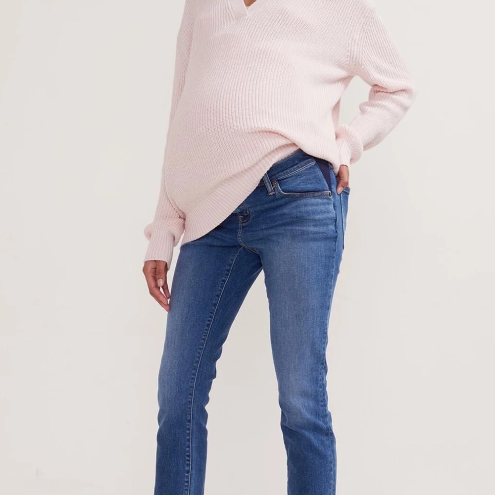 HATCH  The Slim Maternity Jean - size 27 / Indigo